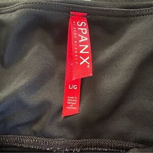 SPANX Shiny Black Leggings